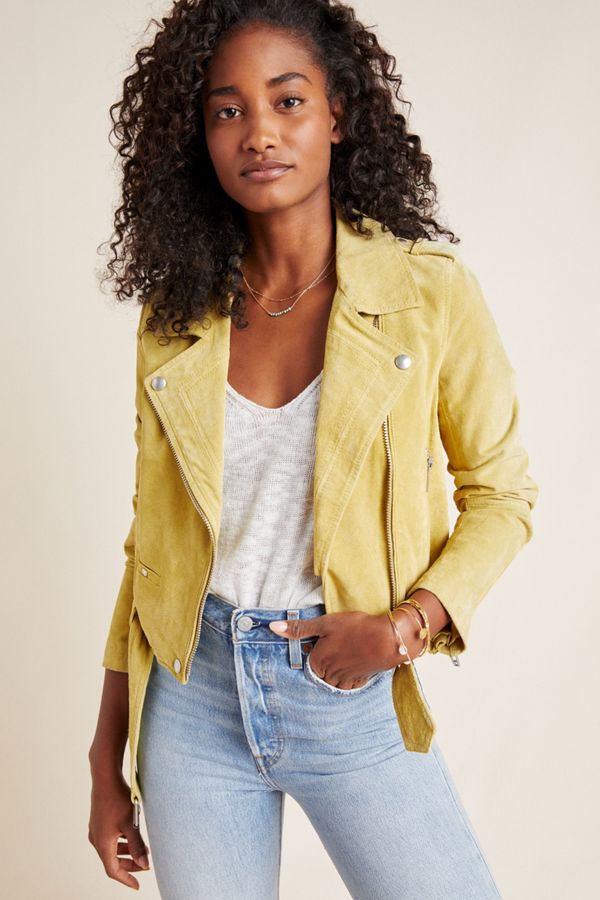 Suede Moto Jacket