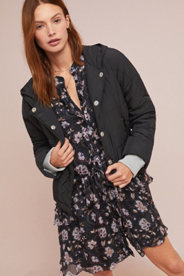 splendid hooded puffer jacket