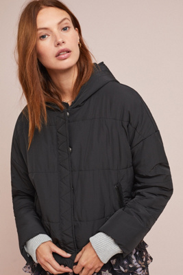splendid hooded puffer jacket