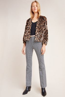 anthropologie leopard jacket