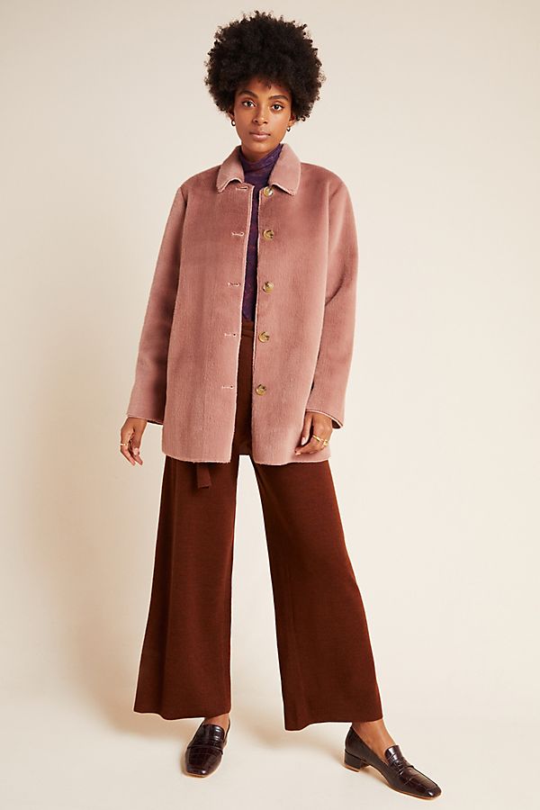 Slide View: 1: Skyler Faux Fur Coat
