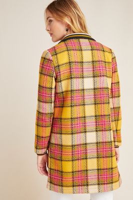 scotch and soda tartan coat