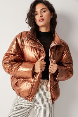 scotch and soda nylon puffer jacket