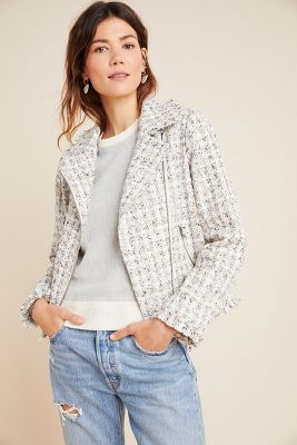 anthropologie tweed jacket