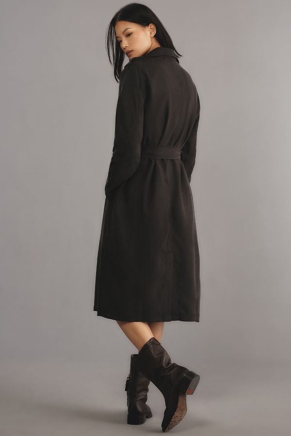 Slide View: 3: Bella Dahl Lightweight Trench Coat