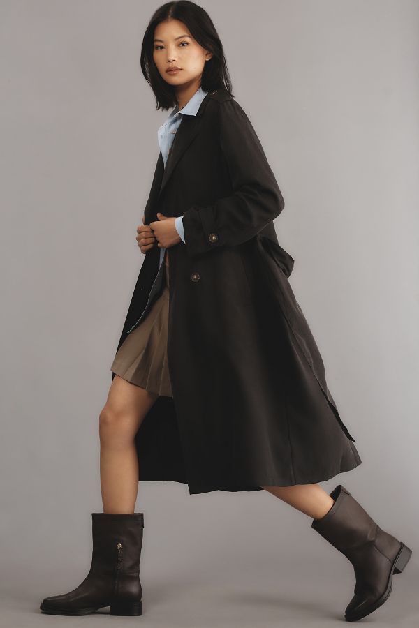 Slide View: 4: Bella Dahl Lightweight Trench Coat