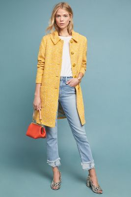 anthropologie tweed jacket