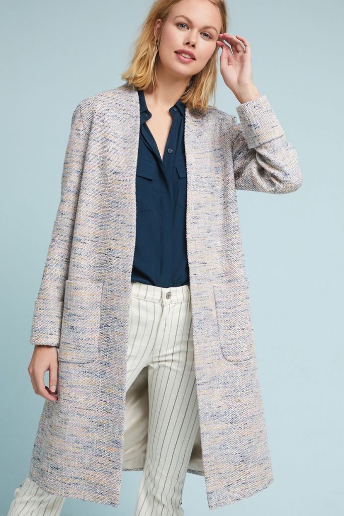 Spring Tweed Coat | Anthropologie