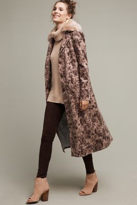 fur duster coat