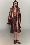 Thumbnail View 3: Avec Les Filles Metallic Trench Coat