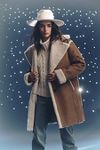 Thumbnail View 1: Avec Les Filles Faux-Shearling Coat