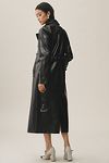 Thumbnail View 5: Avec Les Filles Glazed Faux-Ever Leather™ Belted Trench Coat