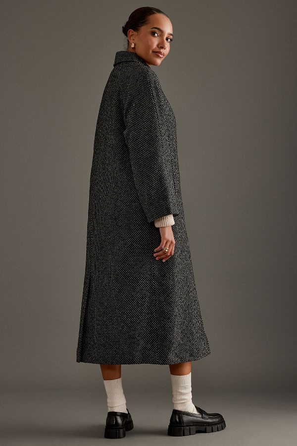 Slide View: 2: Selected Femme Tasja Long Wool Coat