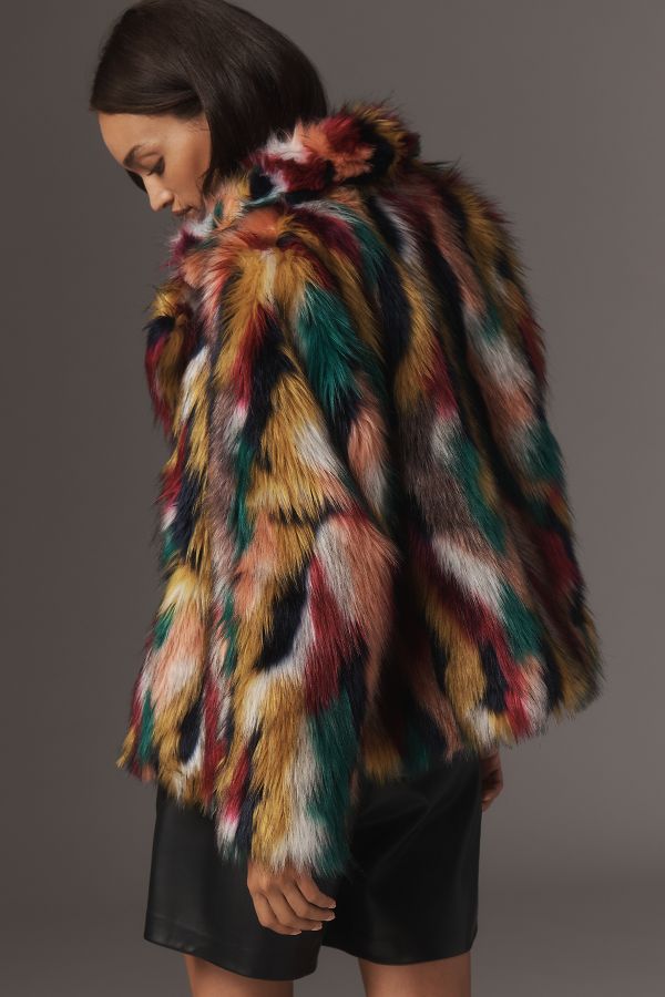 Slide View: 3: Hutch Faux-Fur Jones Coat