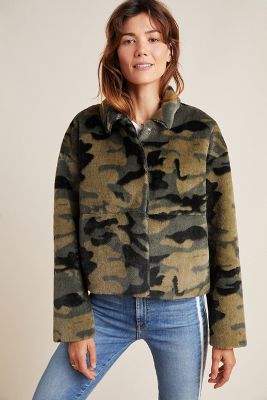 anthropologie camo jacket