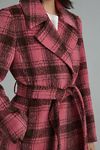 Thumbnail View 2: Noize Katja Belted Plaid Trench Coat