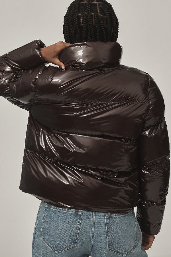 Slide View: 2: Noize Coco Crop Puffer Coat