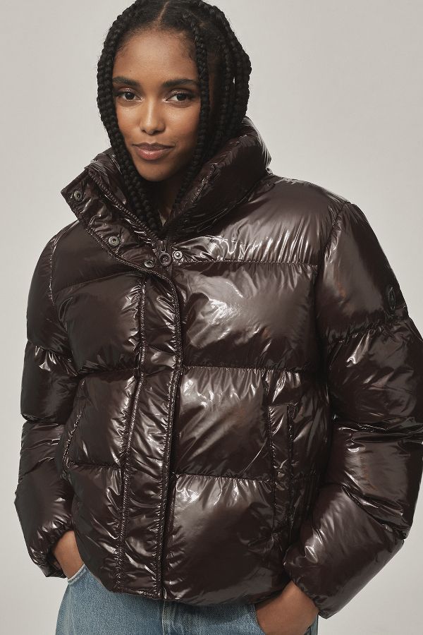 Slide View: 6: Noize Coco Crop Puffer Coat