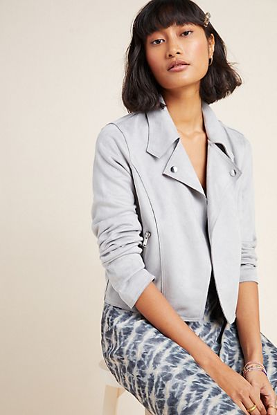Kelyn Sueded Moto Jacket