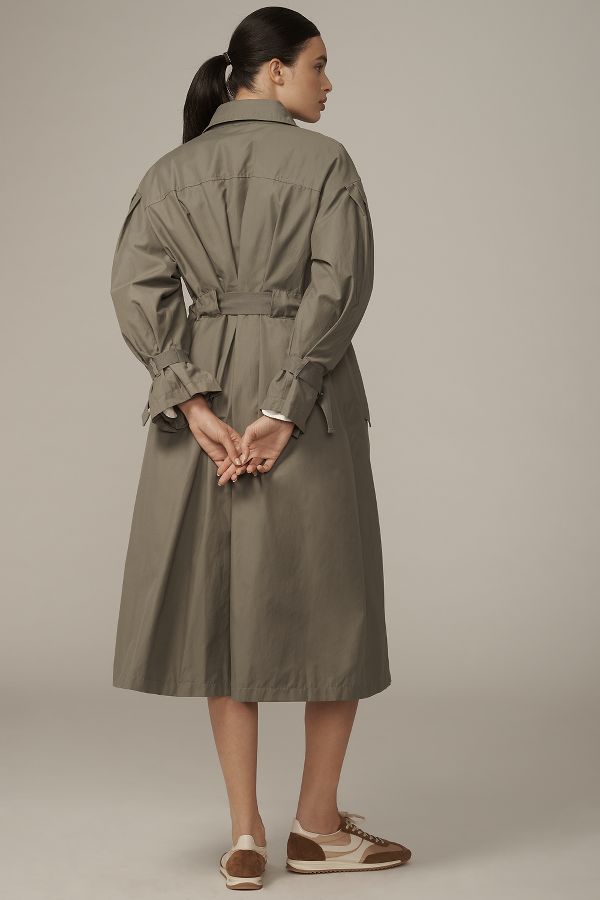 Slide View: 3: By Anthropologie Belted Trench Coat