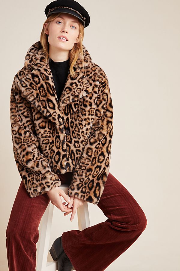 Slide View: 1: Felina Faux Fur Jacket