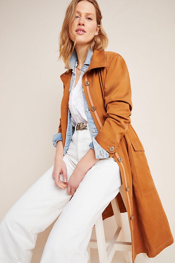 Slide View: 1: Uma Utility Duster Jacket