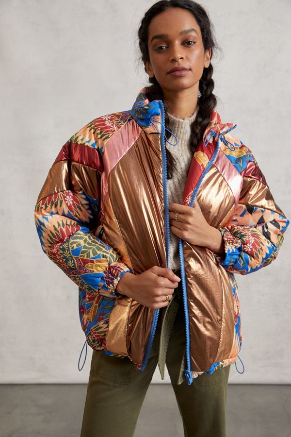 Farm Rio Tucanes Puffer Jacket | Anthropologie UK