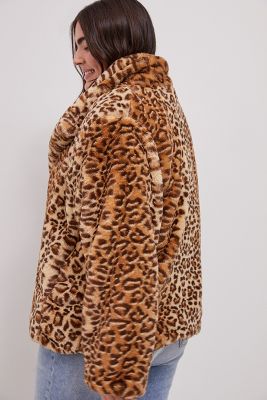 anthropologie leopard jacket