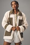 Thumbnail View 1: Pilcro Mixed Sherpa Anorak Jacket