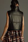 Thumbnail View 2: By Anthropologie Faux-Leather Puffer Vest