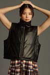 Thumbnail View 3: By Anthropologie Faux-Leather Puffer Vest