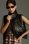 Thumbnail View 1: By Anthropologie Faux-Leather Puffer Vest