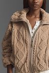 Thumbnail View 4: Pilcro Textured Faux-Fur Jacket