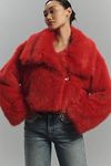 Thumbnail View 3: Maeve Faux-Fur Cropped Jacket