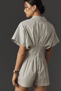 Slide View: 2: The Tobie Pleated Romper by Exquise