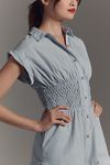 Thumbnail View 3: By Anthropologie Button-Front Ruched Playsuit