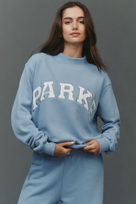 PARKE Varsity Mock-Neck Sweatshirt