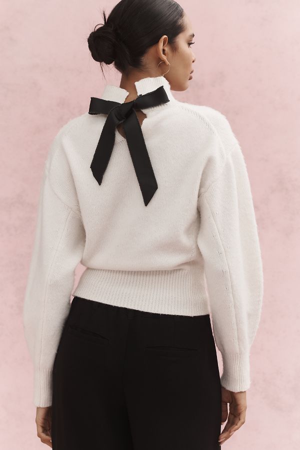 Slide View: 2: Sam Edelman Lyric Back-Tie Sweater