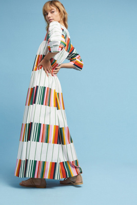 marimekko frequency maxi dress