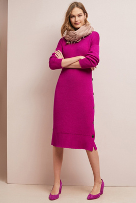 mara hoffman sweater dress