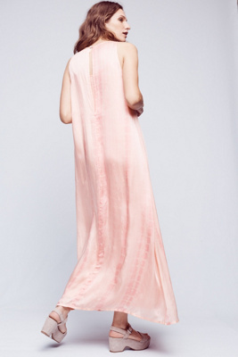 anthropologie watercolor maxi dress