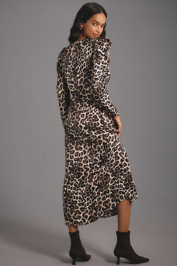 Slide View: 2: Farm Rio Leopard Midi Dress