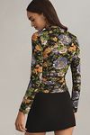 Thumbnail View 2: Farm Rio Capri Floral Mock-Neck Top