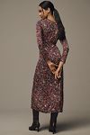 Thumbnail View 3: Farm Rio Chelsea Garden Long-Sleeve Deep-V Maxi Dress