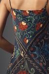 Thumbnail View 4: Farm Rio Arabesque Scarves Sleeveless Midi Slip Dress