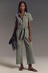 Thumbnail View 1: Good American x Anthropologie Fit For Success Utility Cropped Jumpsuit