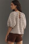 Thumbnail View 3: RHODE Rowan Puff-Sleeve Blouse