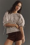 Thumbnail View 1: RHODE Rowan Puff-Sleeve Blouse