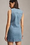 Thumbnail View 2: FRAME Sleeveless Trucker Pocket Denim Mini Dress