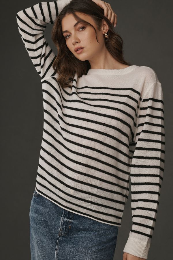 Slide View: 3: Reformation Cashmere Boyfriend Sweater